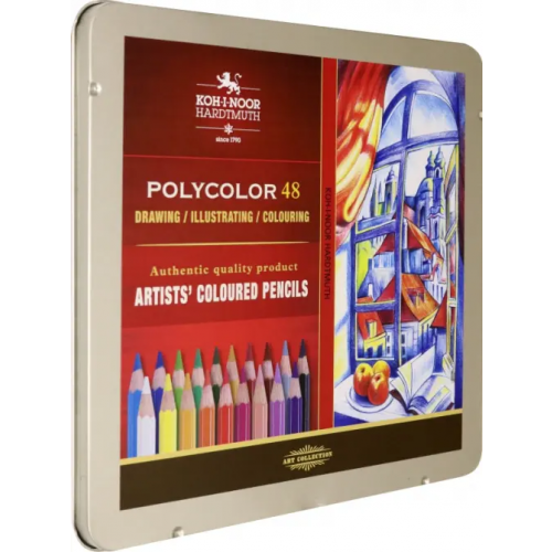 Koh-I-Noor Карандаши цветные художественные Polycolor 3826, 48 цветов