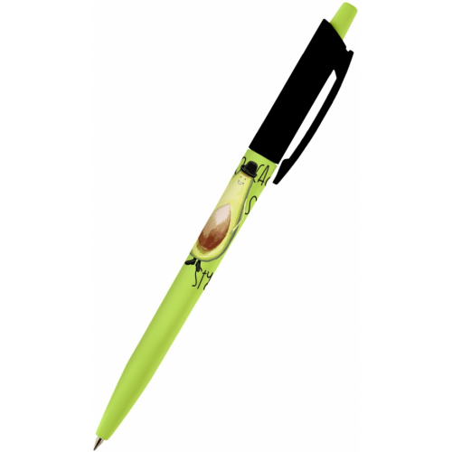 Bruno Visconti Ручка шариковая автоматическая HappyClick. Avocado Style. Classic, 0.5 мм, синяя