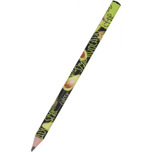 Bruno Visconti Карандаш чернографитовый HappyGraphix Jumbo. Avocado style. Rock star, 4В