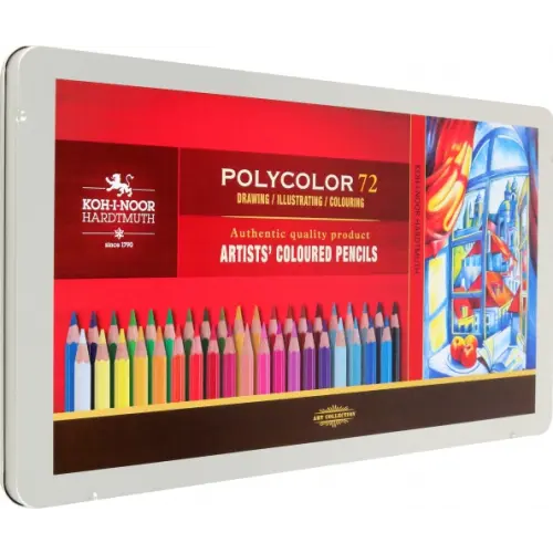 Koh-I-Noor Карандаши цветные художественные Polycolor 3827, 72 цвета