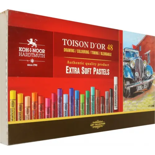Koh-I-Noor Пастель сухая художественная Toison d`Or Extra Soft 8556, 48 цветов