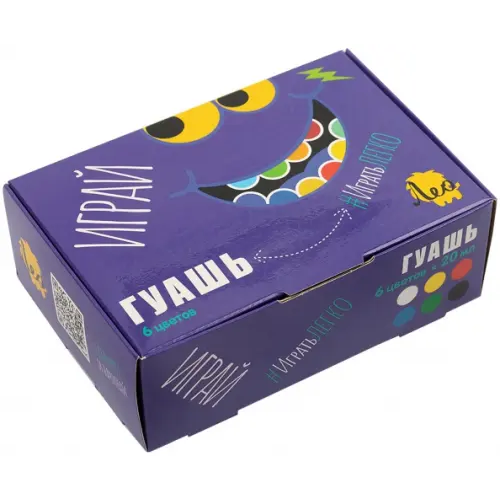 Лео Гуашь Играй, 6 цветов