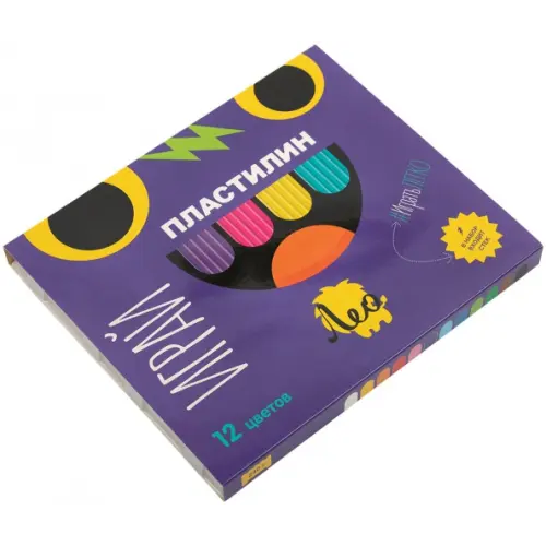 Лео Пластилин классический Играй, 12 цветов