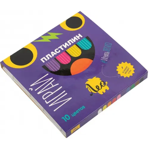 Лео Пластилин классический Играй, 10 цветов