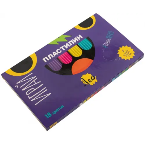 Лео Пластилин классический Играй, 18 цветов