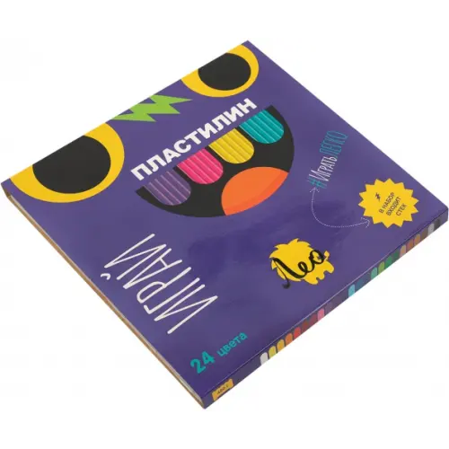 Лео Пластилин классический Играй, 24 цвета