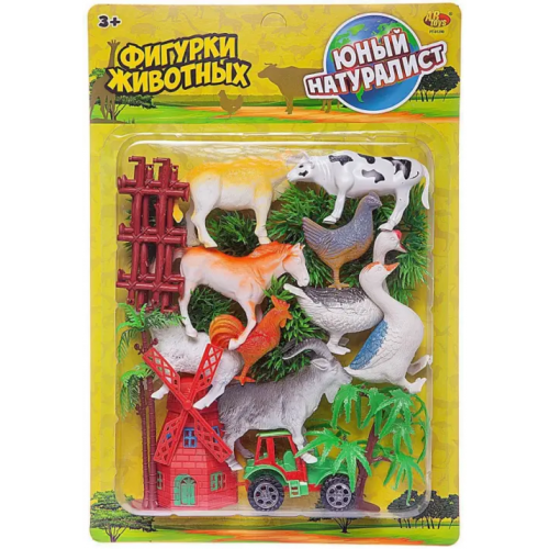 ABtoys Набор Фигурки домашних животных с игровыми предметами