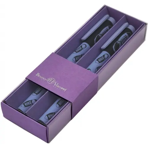 Bruno Visconti Набор шариковых ручек FunWrite. Кеды. Casual. Blue, синие, 2 штуки