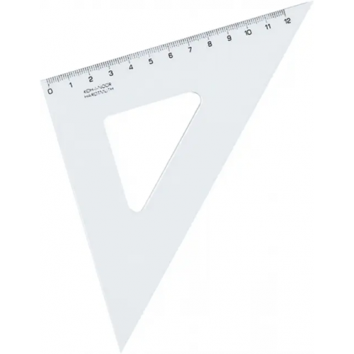 Koh-I-Noor Угольник 45/141, прозрачный, пластиковый