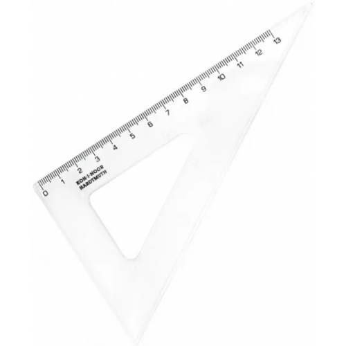Koh-I-Noor Угольник 60/160, прозрачный, пластиковый, 744650