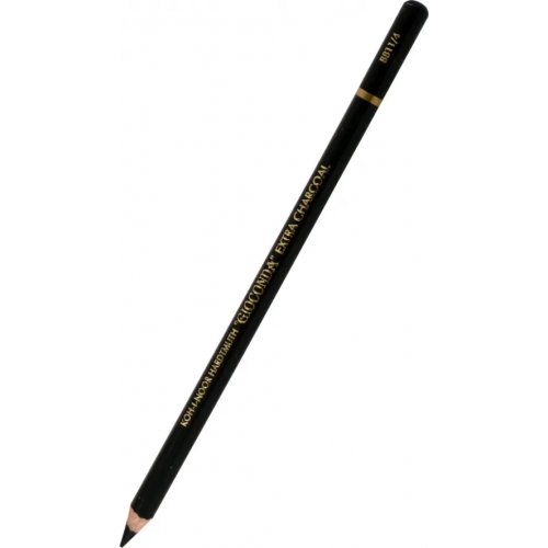 Koh-I-Noor Уголь художественный искусственный в карандаше Gioconda Extra, H