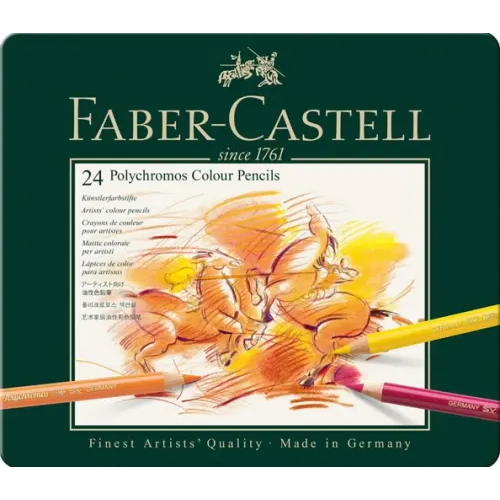 Faber-Castell Карандаши цветные Polychromos, 24 цвета