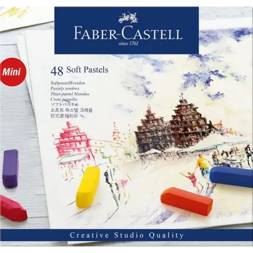 Faber-Castell Пастель Soft Mini, 48 цветов