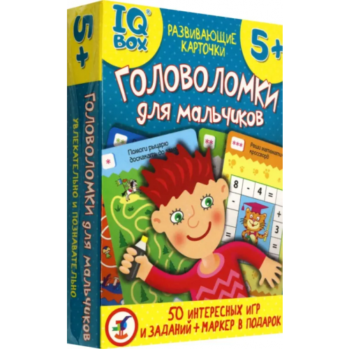 Дрофа Медиа IQ Box. Головоломки для мальчиков
