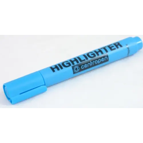 Centropen Текстовыделитель флюоресцентный, голубой