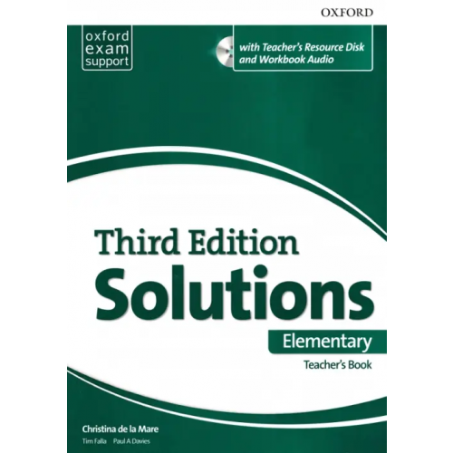 Oxford Solutions. Elementary. Essentials Teacher's Book and Resource Disc Pack Falla Tim, Davies Paul A, de la Mare Christina