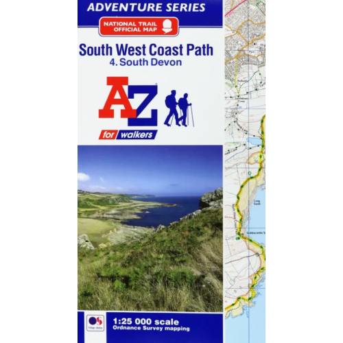 Harpercollins South West Coast Path South Devon Adventure Atlas