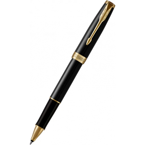 Parker Ручка-роллер Black Lacquer GT, черная