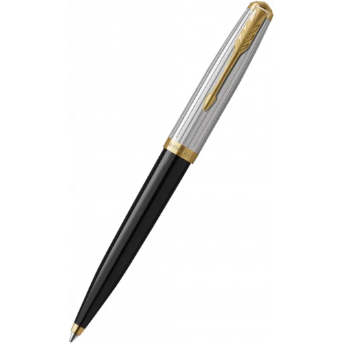 Parker Ручка шариковая автоматическая 51 Premium Black GT, черная
