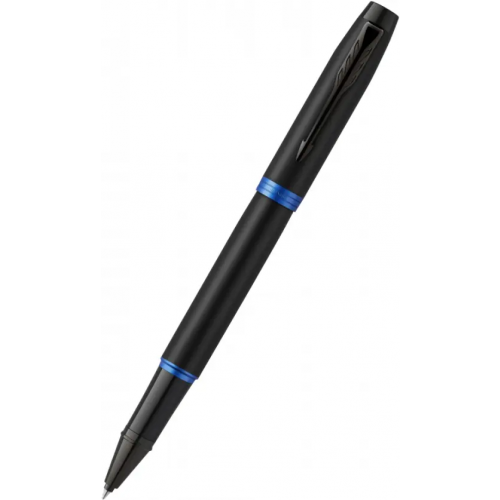Parker Ручка-роллер Professionals Marine Blue Black Trim, черная