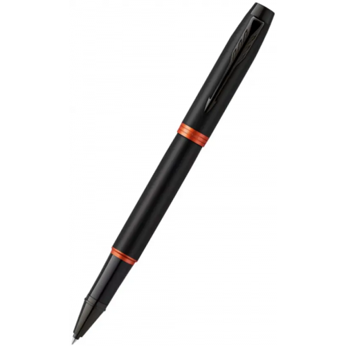 Parker Ручка-роллер Professionals Flame Orange Black Trim, черная