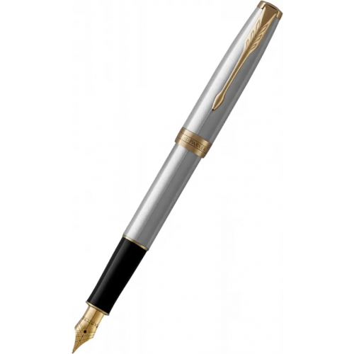 Parker Ручка перьевая Stainless Steel GT