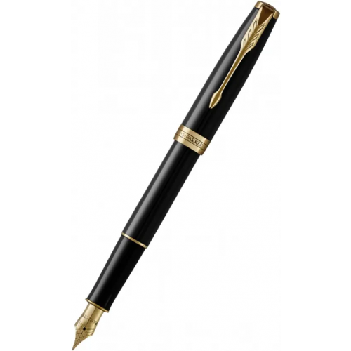 Parker Ручка перьевая Black Lacquer GT