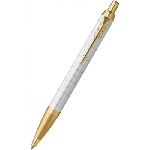 Parker Ручка шариковая автоматическая Premium Pearl GT, синяя