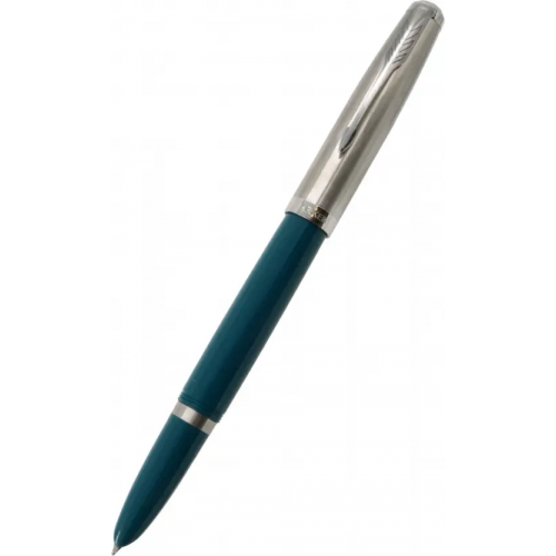Parker Ручка перьевая Teal Blue CT, черная