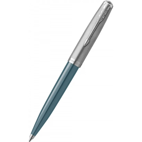 Parker Ручка шариковая автоматическая Teal Blue CT, черная
