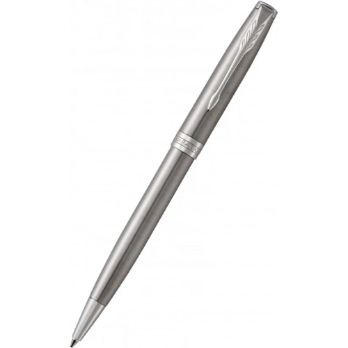 Parker Ручка шариковая автоматическая Sonnet Stainless Steel CT, черная