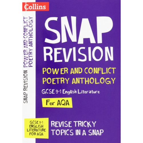Collins SNAP Revision Power & Conflict Poetry Anthology Kirby Ian
