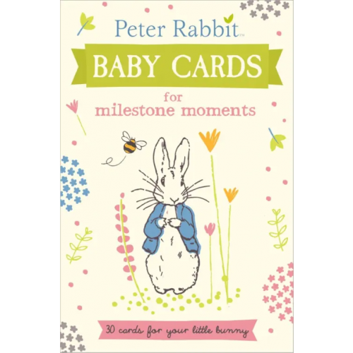 Frederick Warne Peter Rabbit Baby Cards for Milestone Moments