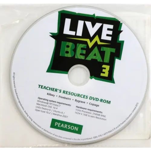 Pearson Live Beat. Level 3. Teacher's Resources CD-ROM