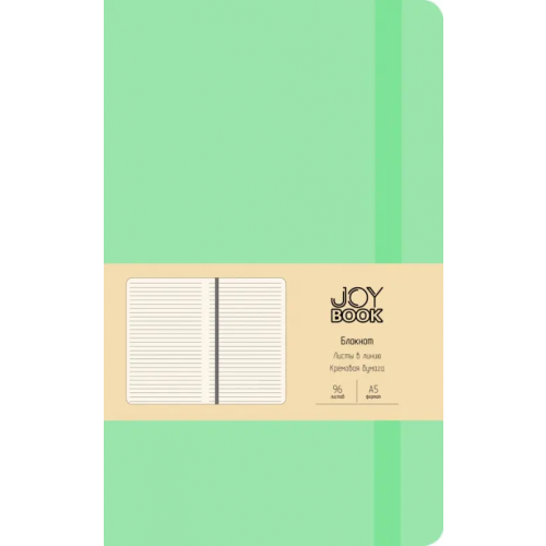 Listoff Блокнот Joy Book. Снежная мята, А5, 96 листов, линия