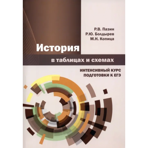 Издательство Ольги Кузнецовой История в таблицах и схемах. Интенсивный курс подготовки к ЕГЭ Пазин Роман Викторович, Болдырев Роман Юрьевич, Копица Михаил Николаевич