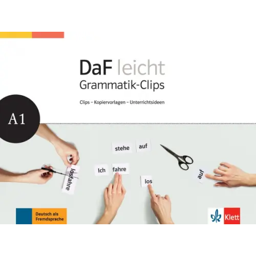 Klett DaF leicht A1. Deutsch als Fremdsprache für Erwachsene. Heft mit Grammatik-Clips - Kopiervorlagen Schwarz Eveline