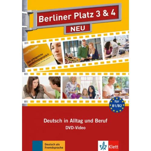 Klett Berliner Platz 3 & 4 NEU. B1-B2. Deutsch im Alltag. DVD-Video