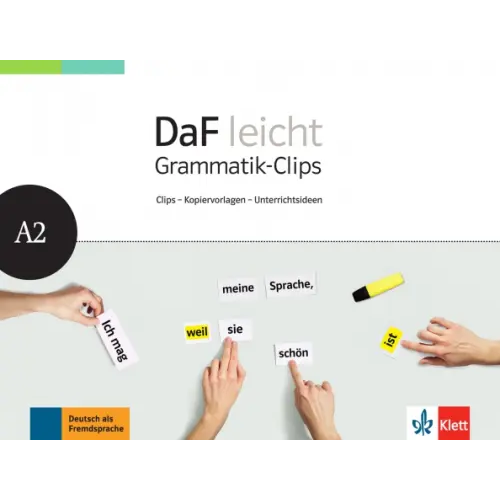 Klett DaF leicht A2. Deutsch als Fremdsprache für Erwachsene. Heft mit Grammatik-Clips - Kopiervorlagen Schwarz Eveline