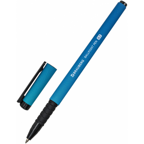 Brauberg Ручка шариковая Soft Touch Grip Gradient Neon, синяя, в ассортименте
