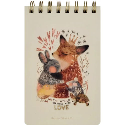 Bruno Visconti Блокнот Cute Journal. Любовь, как она есть, 100 листов, линейка, B6-