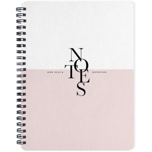 BeSmart Тетрадь на спирали Notes розовая, 120 листов, клетка