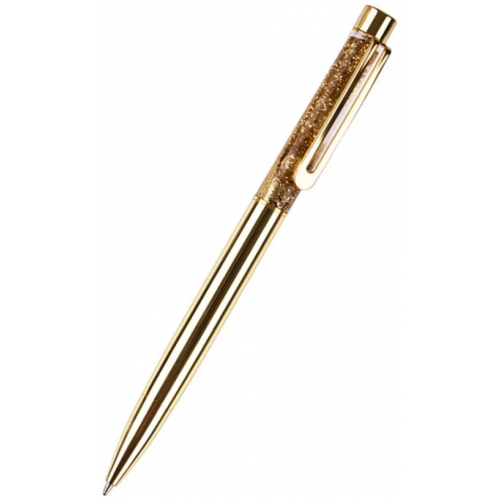 MESHU Ручка шариковая автоматическая Gold sand, синяя