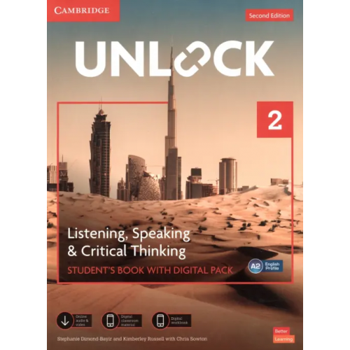Cambridge Unlock Level 2 Listening, Speaking & Critical Thinking. Student's Book + Mob App and Online Workbook Dimond-Bayir Stephanie, Kimberley Russell
