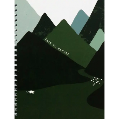 BeSmart Тетрадь Mountains, 96 листов, клетка, спираль