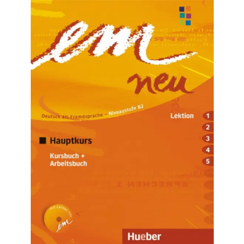 Hueber Verlag em neu 2008 Hauptkurs. Kursbuch + Arbeitsbuch, Lektion 1–5 mit Arbeitsbuch-Audio-CD Perlmann-Balme Michaela, Schwalb Susanne