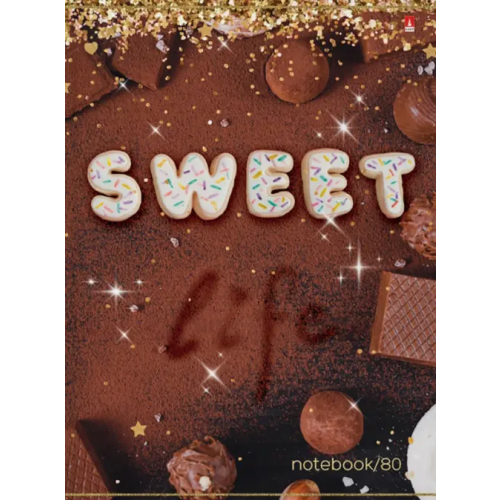 Альт Блокнот-престиж Sweet Life, А6, 80 листов, клетка