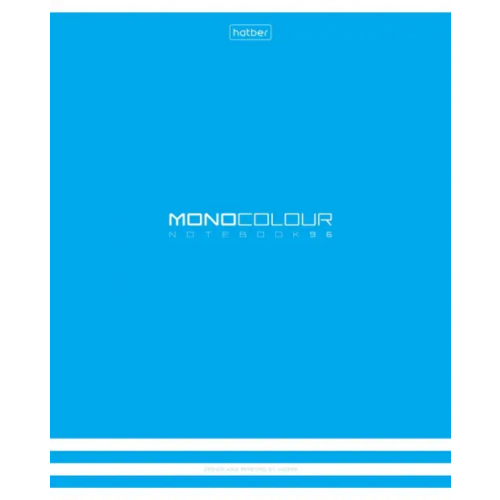 Хатбер Тетрадь Monocolour, А5, 96 листов, клетка, в ассортименте