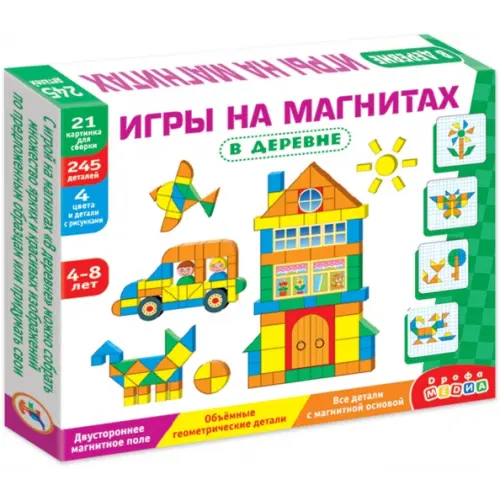 Дрофа Медиа Магнитная мозаика. В деревне