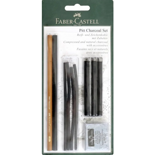 Faber-Castell Набор художественный PITT MONOCHROME, уголь